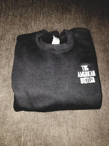 The American Hu$tler Embroidered Signature Crewneck Sweatshirt - Black