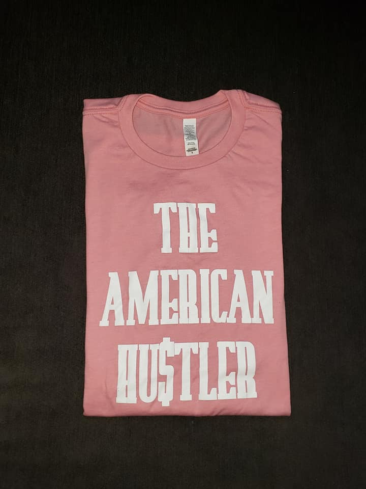 The American Hu$tler Signature Women's Fitted Tee - Pink