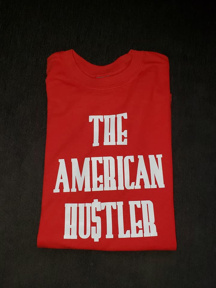 The American Hu$tler Signature Women's Fitted Tee - Red