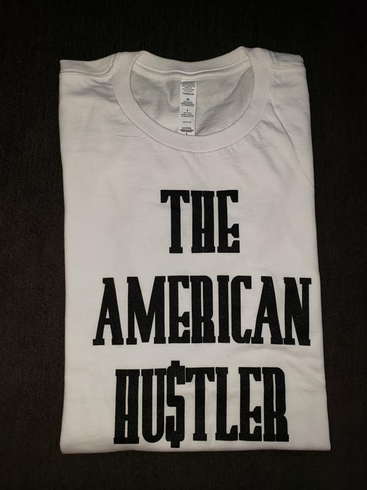 The American Hu$tler Signature Women's Fitted Tee - White